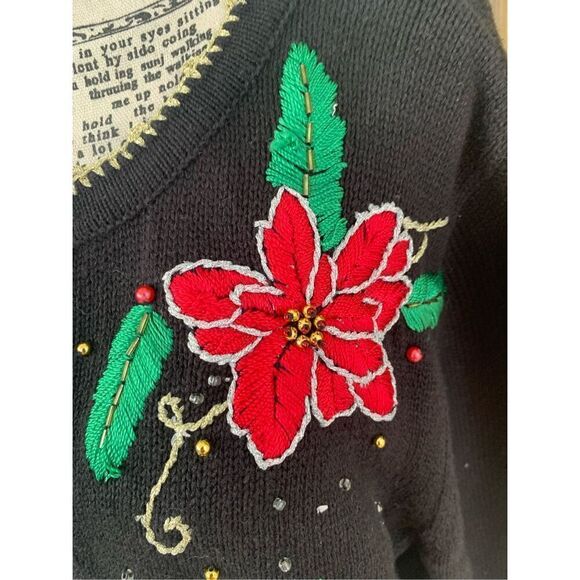 REFERENCE POINT NEW YORK Embroidered Christmas Cardigan - Picture 4 of 11